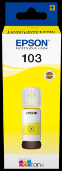 Tusz oryginalny EPSON 103 Yellow C13T00S44A - photo