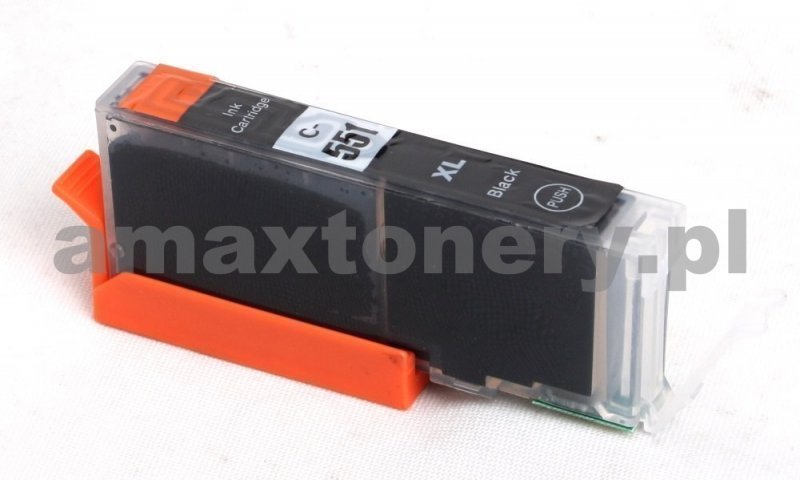 Tusz zastępczy Canon CLI551bk czarny z chipem - photo
