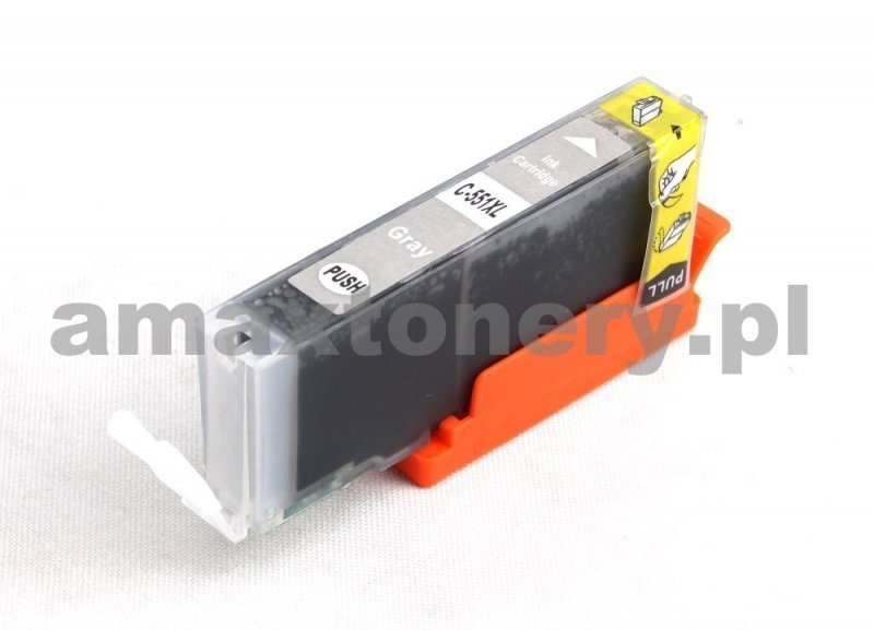 Tusz zastępczy Canon CLI551GY grey z chipem - photo