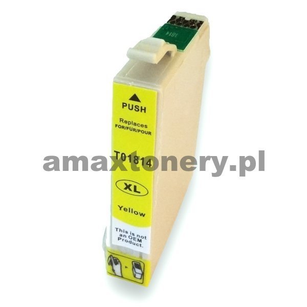 Tusz zastępczy Epson T1814 Y yellow - photo