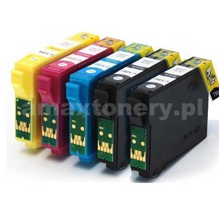Tusze zastępcze komplet Epson T1281, T1282, T1283, T1284 + T1281 GRATIS - photo